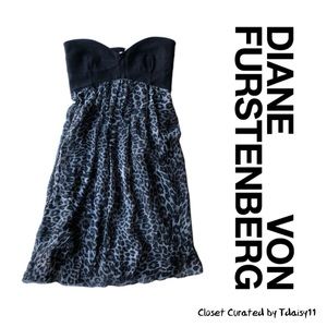 Diane von Furstenberg | Sz 12 Strapless Asti Dress